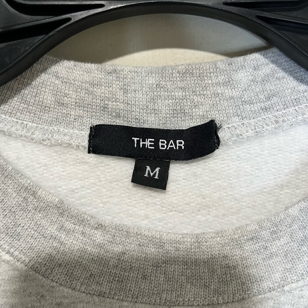 The Bar Gray Crew Neck Sweater - Picture 4 of 5